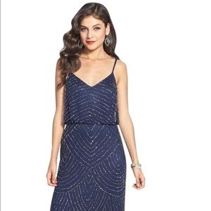 💋Gorgeous Adrianna Papell Beaded Blouson Gown! 🌹